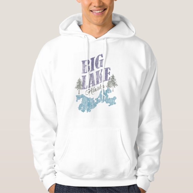 Sudadera Camiseta o camiseta del lago grande Alaska (Anverso)