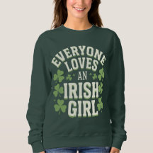 Camiseta ofensiva de Chica irlandés
