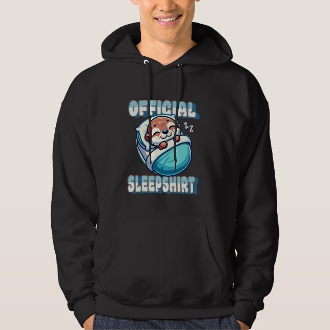 Sudadera Camiseta oficial del sueño del almohadón durmiente (Anverso)