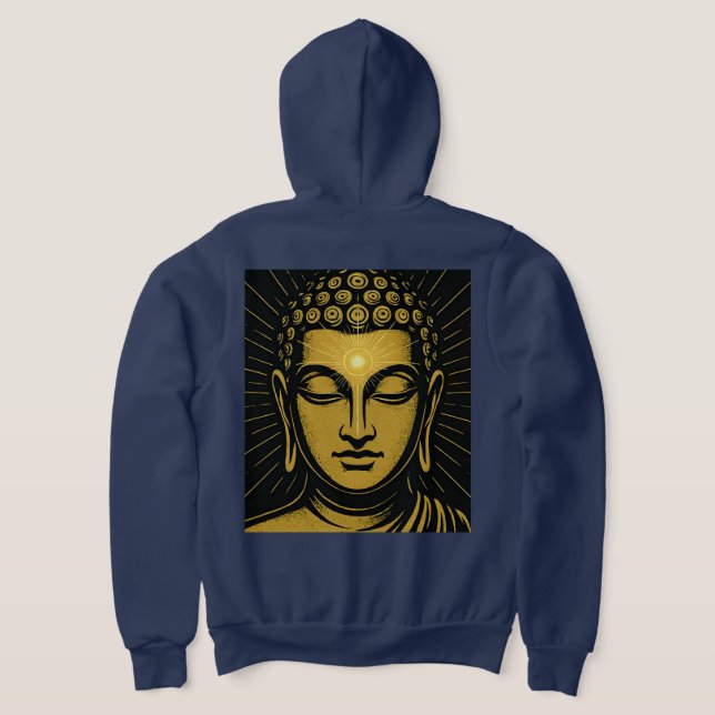 Sudadera Camiseta Ojo Tercero de Buda de Oro | Despertar es (Distribución Reverso )