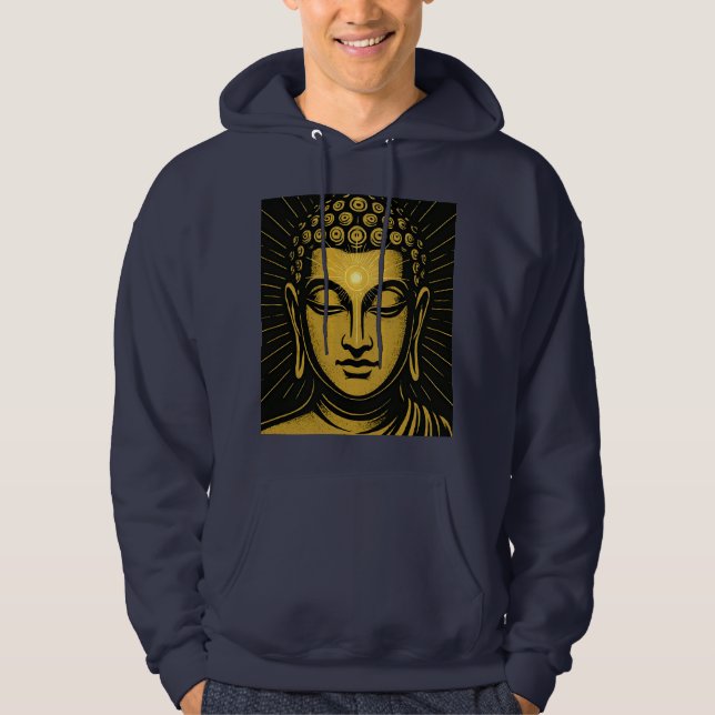 Sudadera Camiseta Ojo Tercero de Buda de Oro | Despertar es (Anverso)