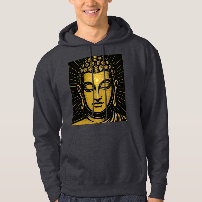 Sudadera Camiseta Ojo Tercero de Buda de Oro | Despertar es (Anverso)