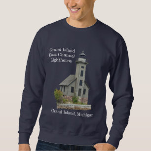 Sudadera Camiseta oscura del faro del Canal Oriental de la 
