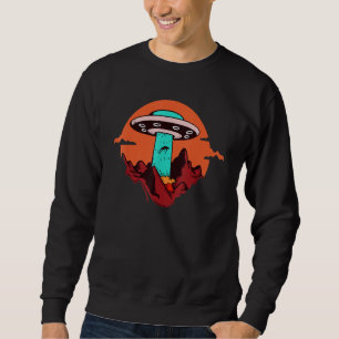 Sudadera Camiseta Ovni Extraterrestre Abducción Alienígena