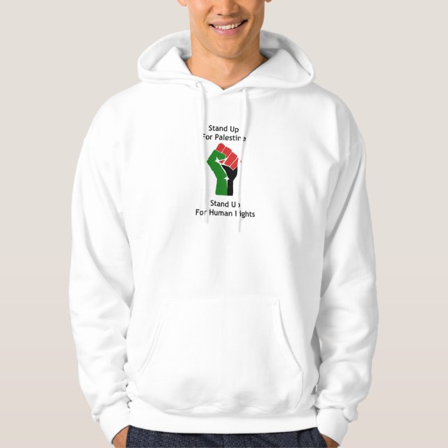 Sudadera Camiseta palestina de los derechos humanos (Anverso)
