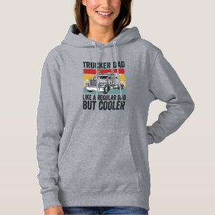 Sudadera Camiseta Papá camionero como un papá normal pero m