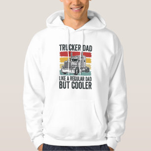 Sudadera Camiseta Papá camionero como un papá normal pero m