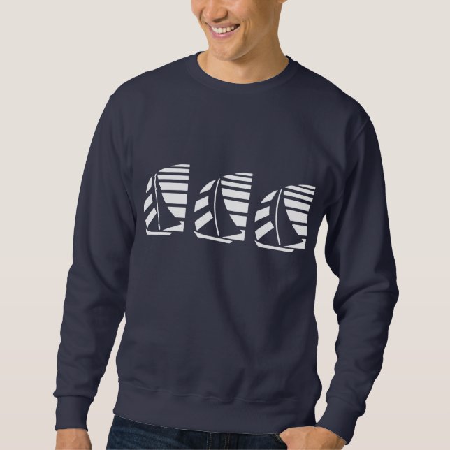 Sudadera Camiseta para barcos de vela de Carreras (Anverso)