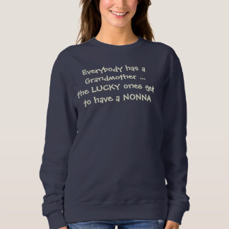 Sudadera Camiseta para el italiano Nonna