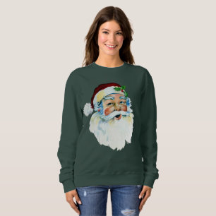 Sudadera Camiseta para mujer principal de Santa del navidad