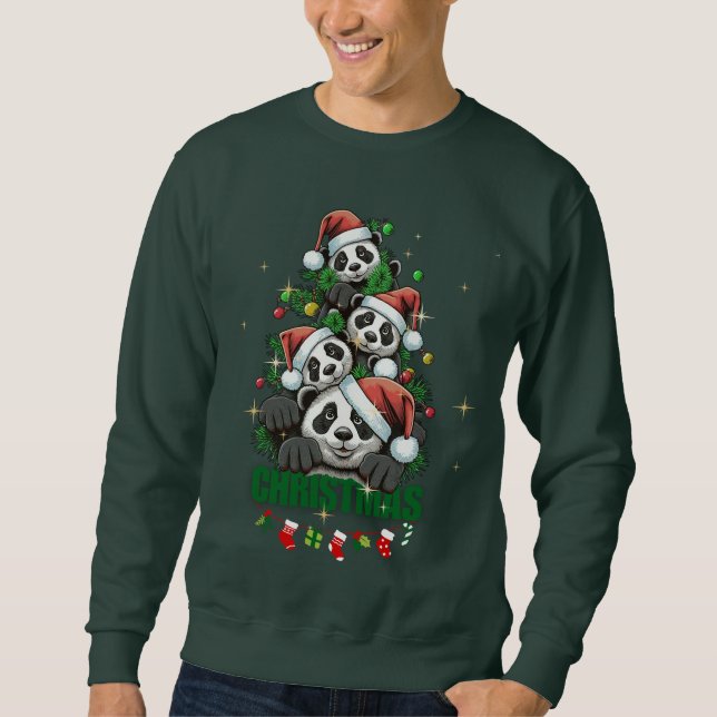 Sudadera Camiseta para Navidades de osos (Anverso)