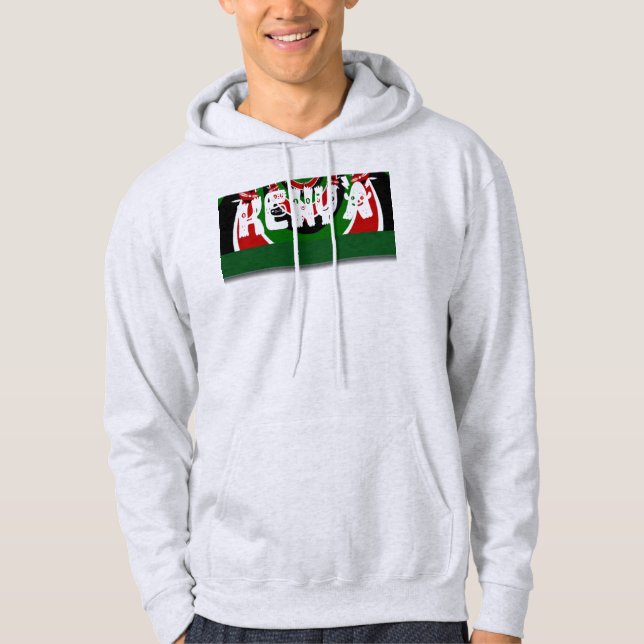 Sudadera Camiseta patriótica de Kenia (Anverso)