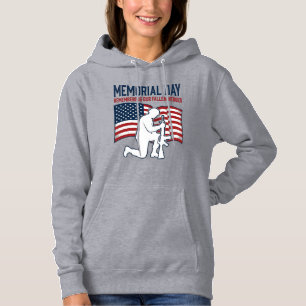 Sudadera Camiseta Patriótica Soldado Héroes Caídos Día de l