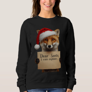 Sudadera . Camiseta Perro Papá Noel