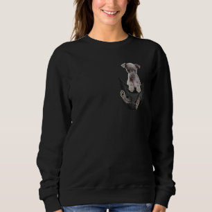 Sudadera Camiseta Perros Galgo Italiano En Tu Bolsillo