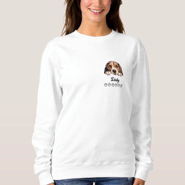 Sudadera Camiseta personalizada Beagle Dog (Anverso)