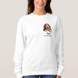 Sudadera Camiseta personalizada de perro Basset Hound