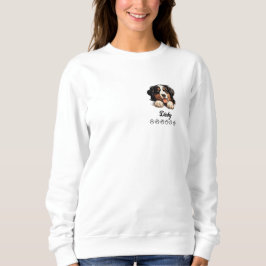 Sudadera Camiseta personalizada de perro de montaña bernés
