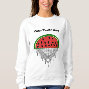 Sudadera Camiseta personalizada de sandía y Palestina