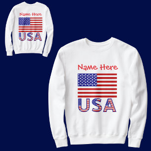 Sudadera Camiseta personalizada para hombre con bandera est