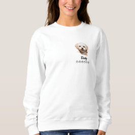 Sudadera Camiseta Personalizada Perro Bichon Frise
