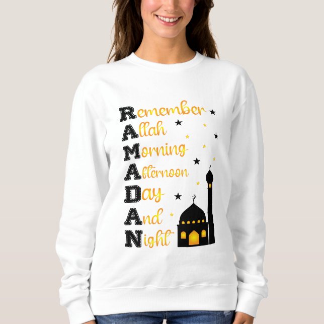 Sudadera Camiseta-Ramadan Tee Shirt (Anverso)