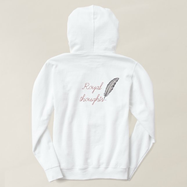Sudadera Camiseta real (Reverso del diseño)