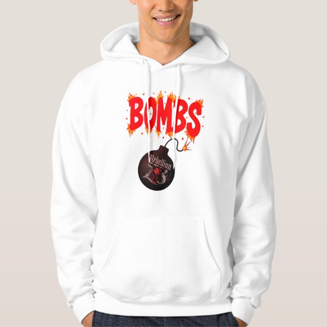 Sudadera Camiseta Rebelde Bomba  (Anverso)