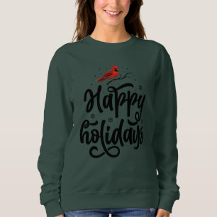 Sudadera Camiseta Red Bird Happy Holidays