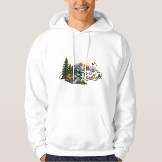 Sudadera Camiseta «Respira» de montaña y bosque