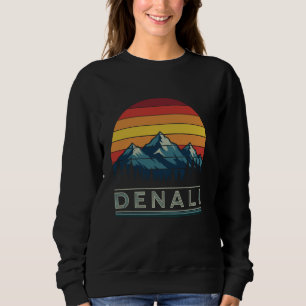 Sudadera Camiseta Retro Alaska Denali National Park para ho