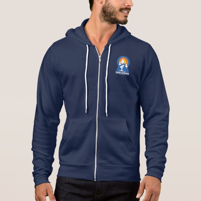 Sudadera Camiseta Retro De Sol Soda Springs (Anverso)