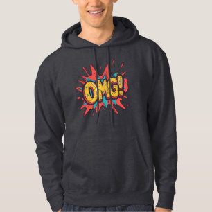 Sudadera Camiseta Retro de Streetwear de Arte Pop “¡Oh Dios