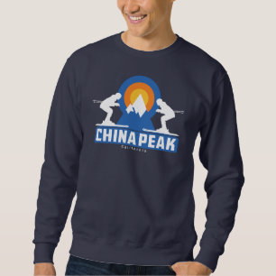 Sudadera Camiseta Retro para el atardecer en esquí máximo d
