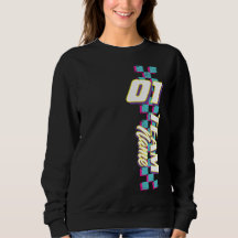 Camiseta Retro Personalizada Número Equipo de Carr