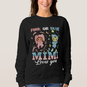 Sudadera Camiseta Revelación de Sexo del Bebé Mimi te Ama R