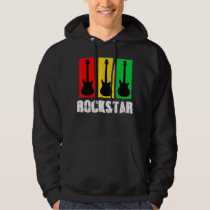 Sudadera Camiseta Rockstar Kids Guitarra Vintage