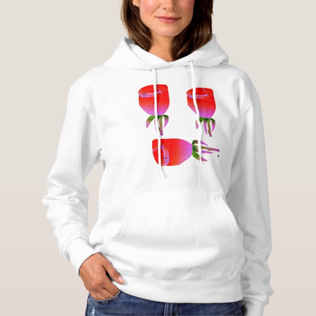 Sudadera camiseta rosas colorido  (Anverso)