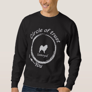 Sudadera Camiseta samoyed Círculo de confianza Camiseta de
