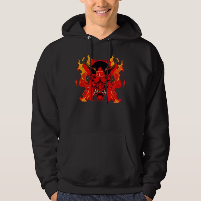 Sudadera Camiseta Samurái Malvado  (Anverso)