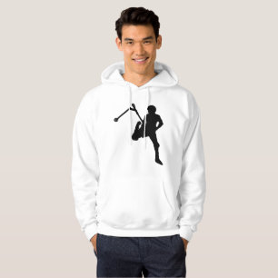 Sudadera Camiseta Silueta de Patinete Acrobático