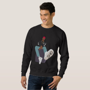 Sudadera Camiseta simple hecha de Crewneck