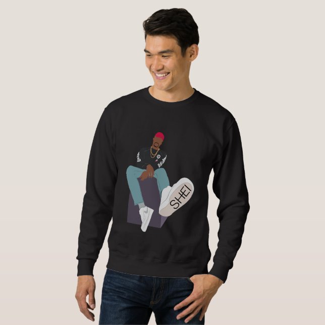 Sudadera Camiseta simple hecha de Crewneck (Anverso completo)