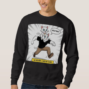 Sudadera Camiseta “Soy el héroe… ella es mi historia” Emoci