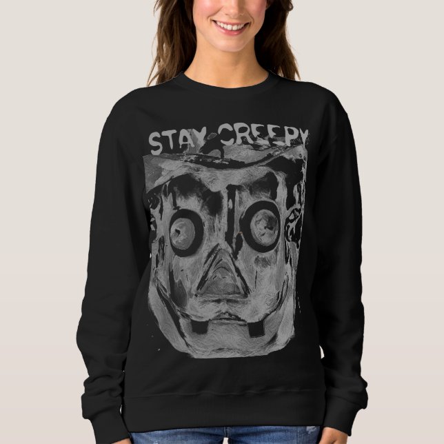 Sudadera Camiseta STAY CREEPY (Anverso)