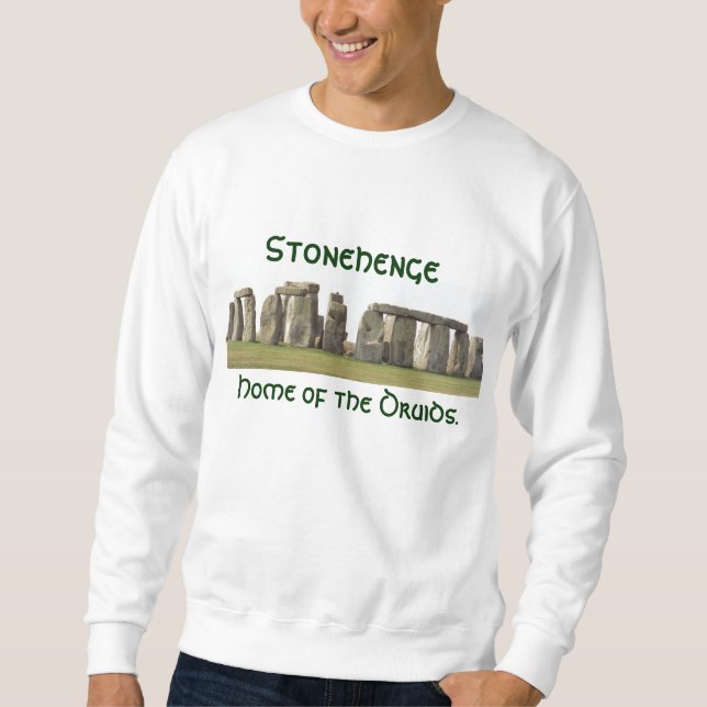 Sudadera Camiseta Stonehenge, hogar de los druidas (Anverso)
