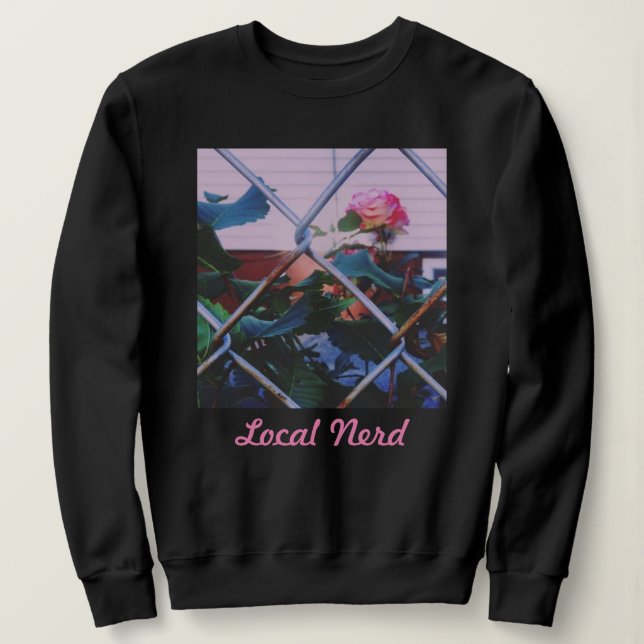 Sudadera Camiseta subió empollón local (Anverso del diseño)