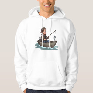 Sudadera Camiseta/Sudadera de Pesca para Hombres