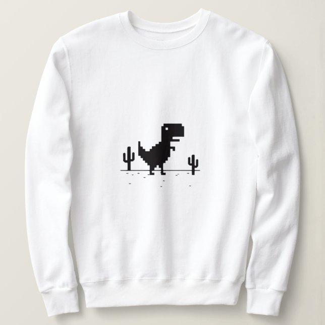 Sudadera Camiseta T-Rex Runner  (Anverso del diseño)
