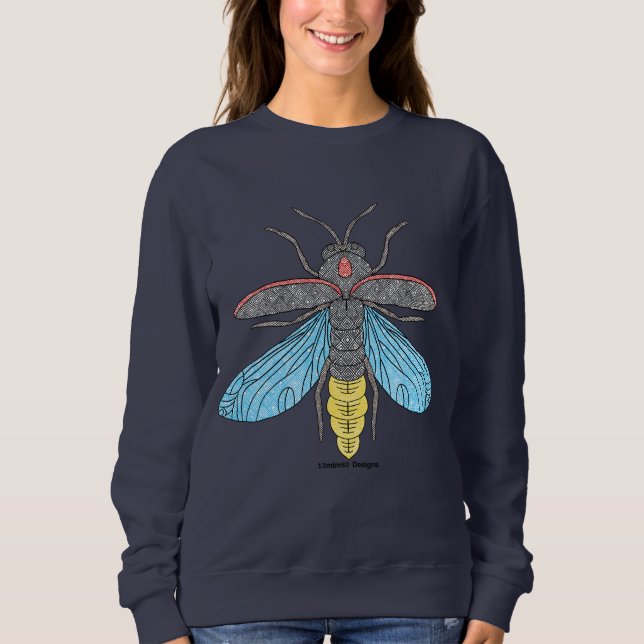 Sudadera Camiseta térmica de mujer Firefly (vívido) (Anverso)
